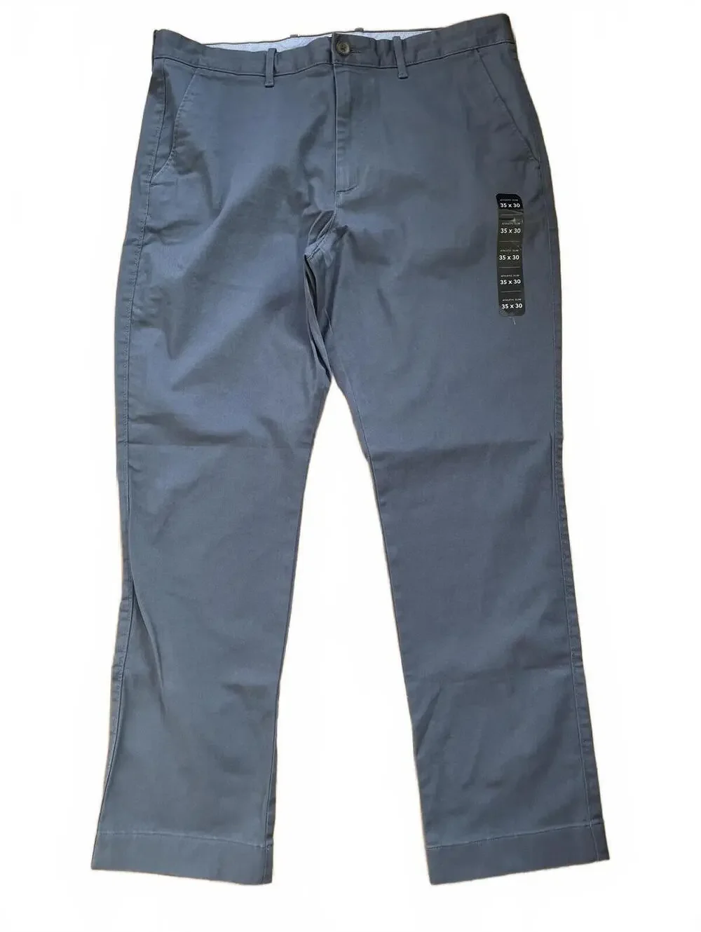 J. Crew Men's Navy Blue Athletic Slim Fit Original Chino Pants 35x30 NWT